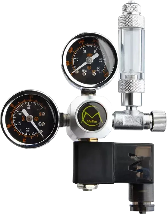 Mufan CO2 regulator for planted aquariums